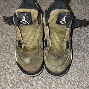 Jordan Kids Sneakers in Olive and Black